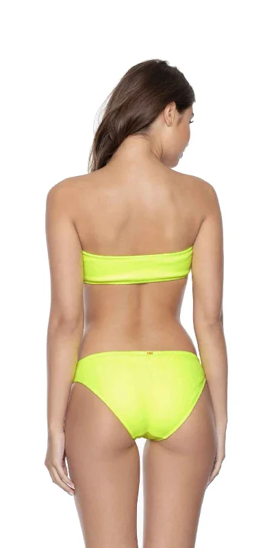 Women’s bikini bottoms vacation -PilyQ Pineapple Reef Full Bikini Bottom