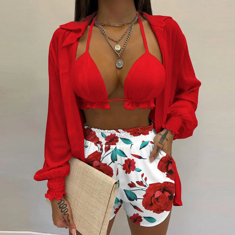 Red Floral