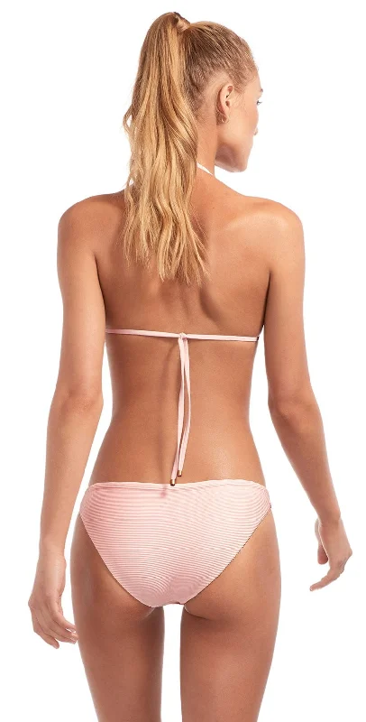 Women’s bikini bottoms all-season -Vitamin A BioRib Luciana Full Cut Bikini Bottom in Perla Rose