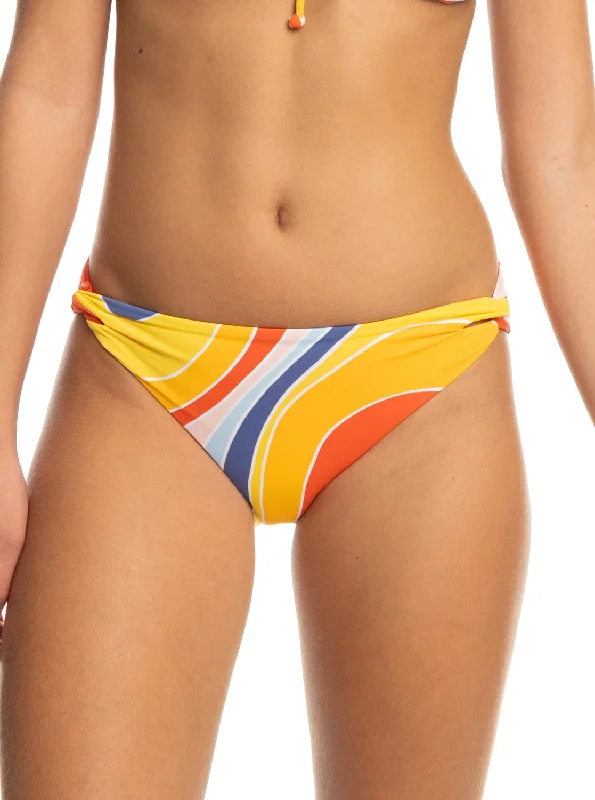 Women’s bikini bottoms durable -Palm Cruz Hipster Bikini Bottom - Tiger Lily Cruz