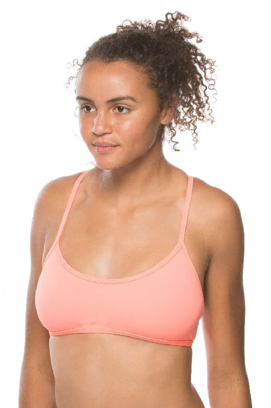 ladies bikini top swim training -Grayson Bikini Top - Papaya