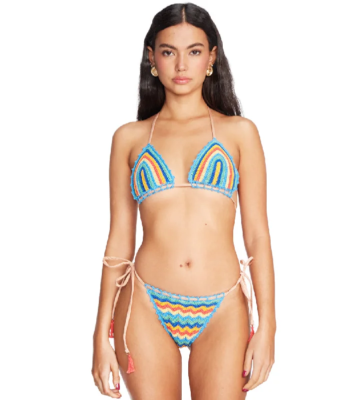 ladies bikini top wrap style -Marissa Multicolor Punch Top