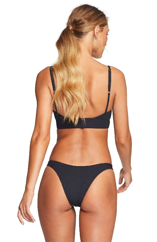 Women’s bikini bottoms store -Vitamin A EcoRib California High Leg Bikini Bottom