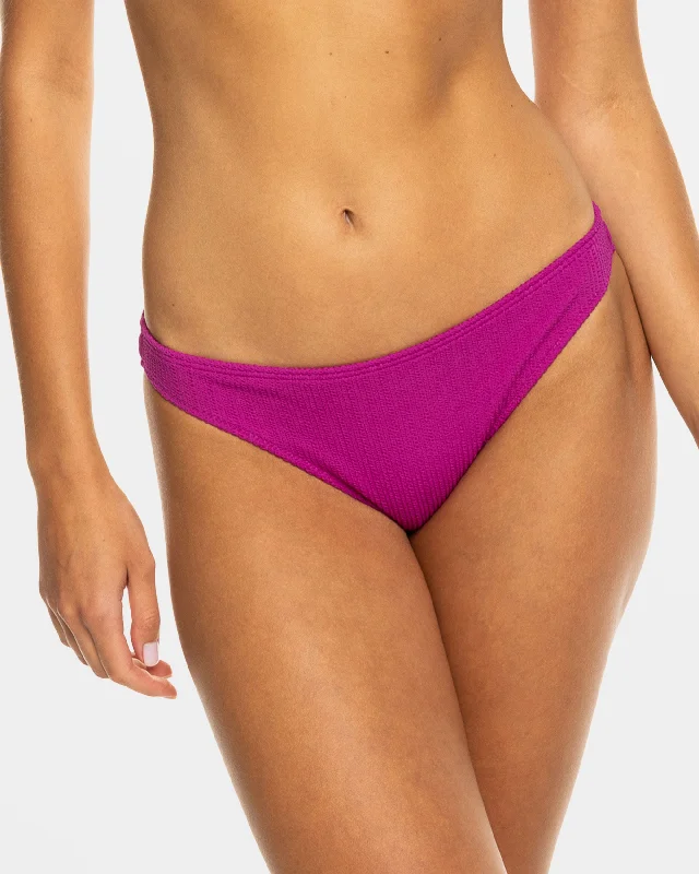 Women’s bikini bottoms olive -Aruba Moderate Bikini Bottom - Wild Aster