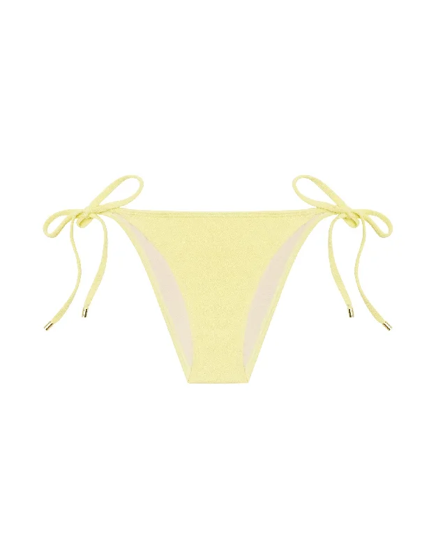 Women’s bikini bottoms tummy control -Lemon String Bikini Bottom