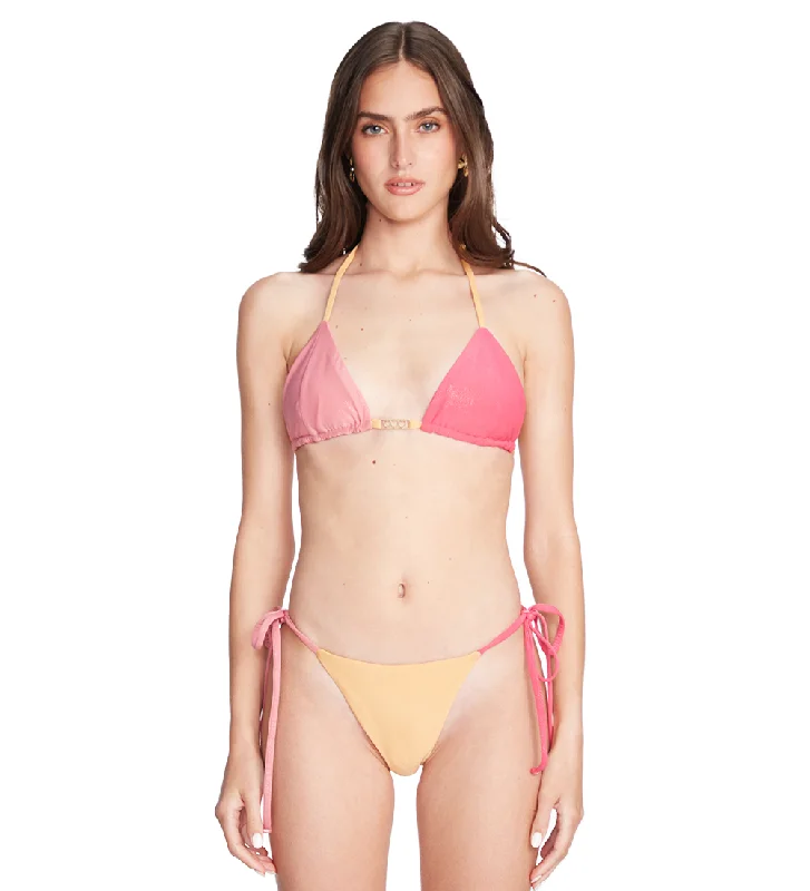 ladies bikini top winter escape -Andrea Multicolor Pink Top