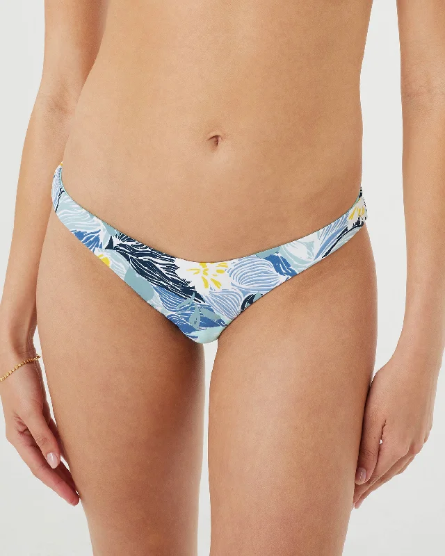 Women’s bikini bottoms store -Reversible Cheeky Bikini Bottom - Blue