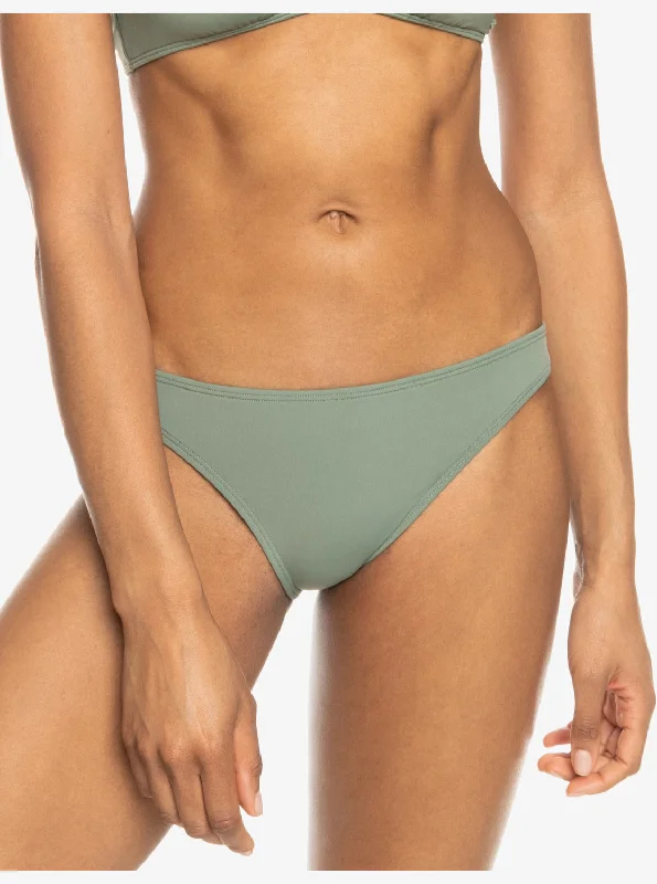 Women’s bikini bottoms banded -Beach Classics Moderate Bikini Bottom - Agave Green