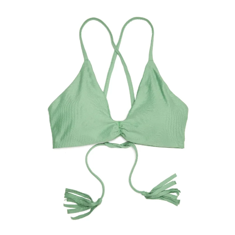 ladies bikini top mesh overlay -Aloe Mia Top