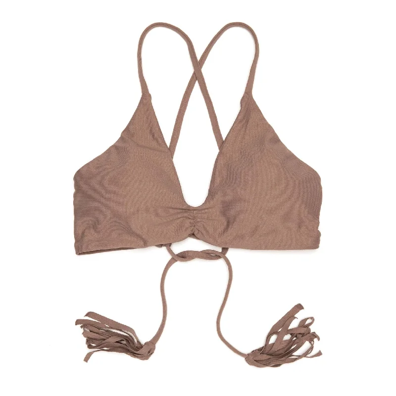 ladies bikini top vibrant hues -Mocha Mia Top