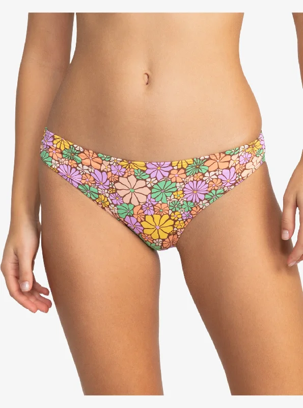 Women’s bikini bottoms beach party -All About Sol Hipster Bikini Bottom - Root Beer All About Sol Mini