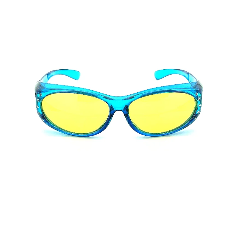 sunglasses cruelty free -Bright Color Medium Night Driving Polarized Fit Overs