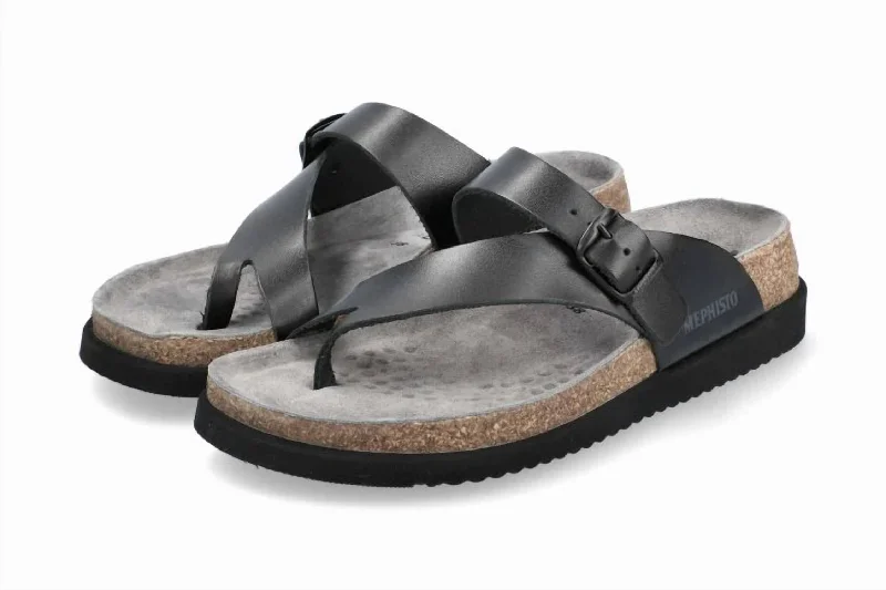 Women’s sandals vegan -Women's Helen Plus Sandal In Black