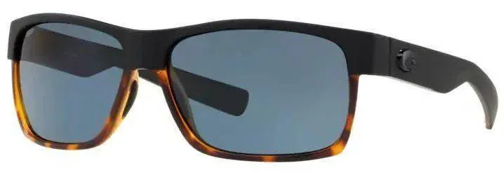 sunglasses striped frame -Costa Half Moon Sunglasses Glass 580G