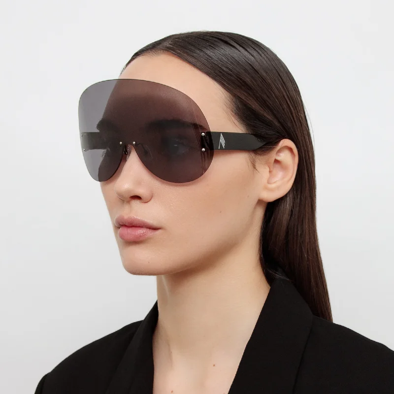 sunglasses large lenses -Karl Oversize Sunglasses in Black