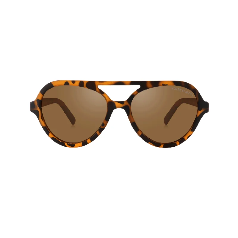 sunglasses eco friendly -AVIATOR : SEMI-BENDABLE & POLARIZED SUNGLASSES | TORTOISE