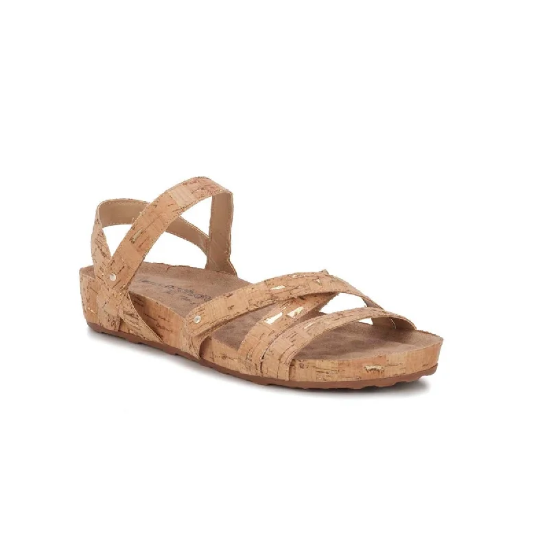 Women’s sandals embellished -Walking Cradles Wc Pool Women Strappy Sandal In Gold Cork