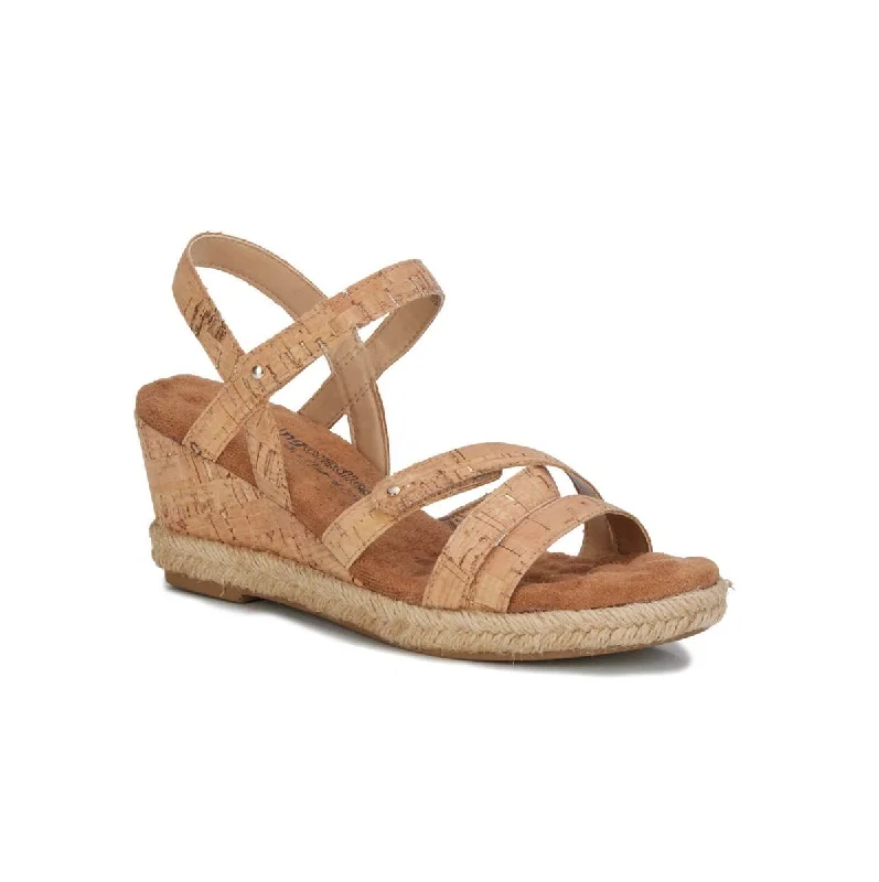 Women’s sandals nude -Walking Cradles Wc Alba Women Wedge Sandal In Gold Cork