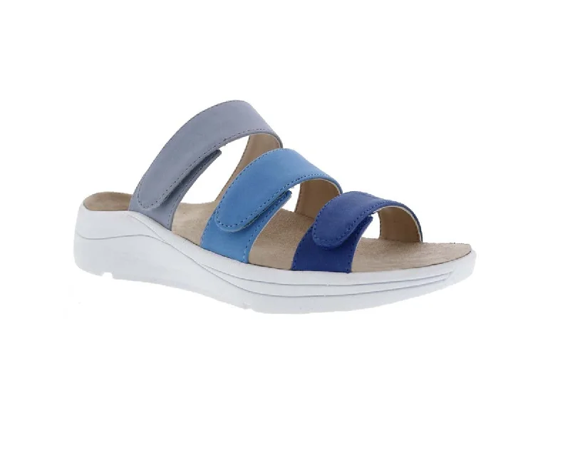 Women’s sandals beige -Drew Sawyer Women Sandal In Blue Combo