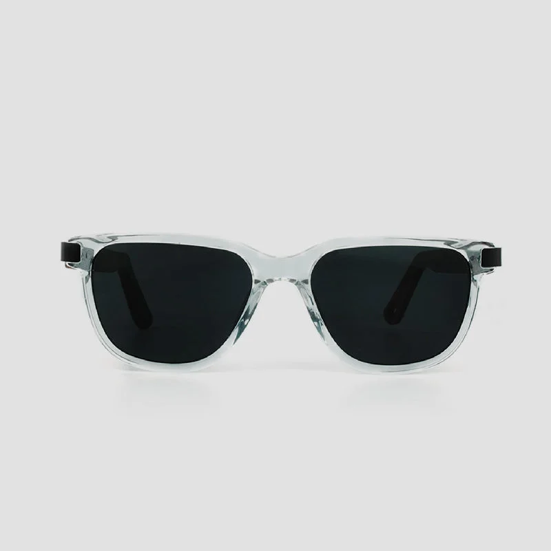 sunglasses matte finish -Specta Sunglasses - Transparent Grey