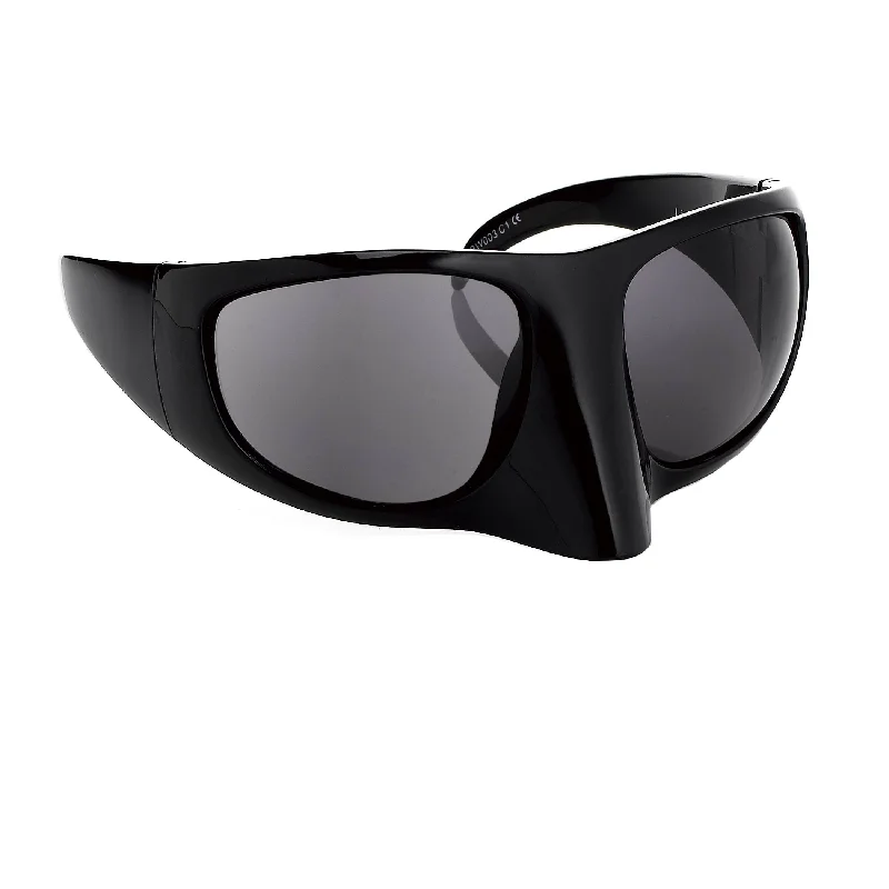 sunglasses tortoiseshell pattern -The Mask Sunglasses in Black