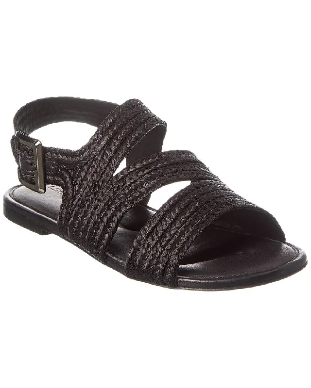 Women’s sandals cut-out -Clergerie Iris Raffia Sandal