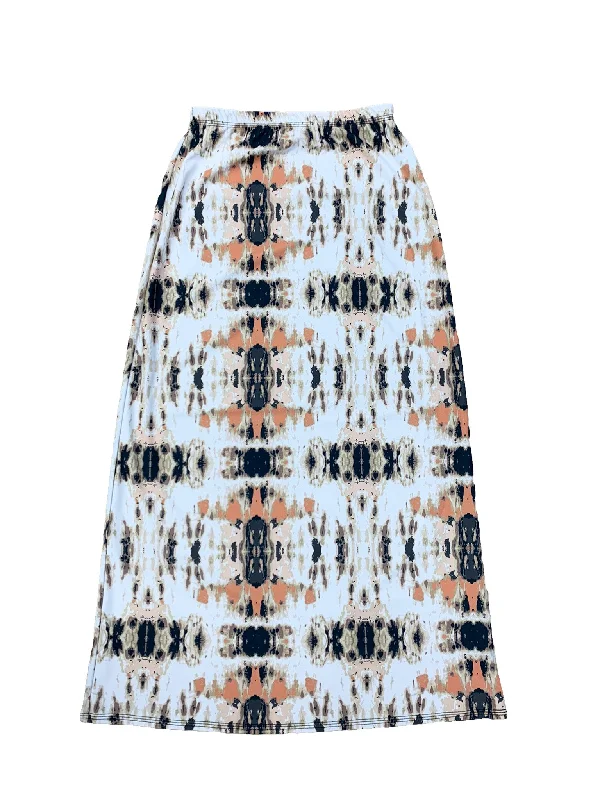 Women’s swim skirt vintage -Ikat Maxi Swim Skirt