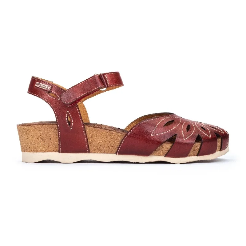 Women’s sandals slate -Pikolinos Mahon W9e-0682 Women Slingback Wedges Sandals In Sandia