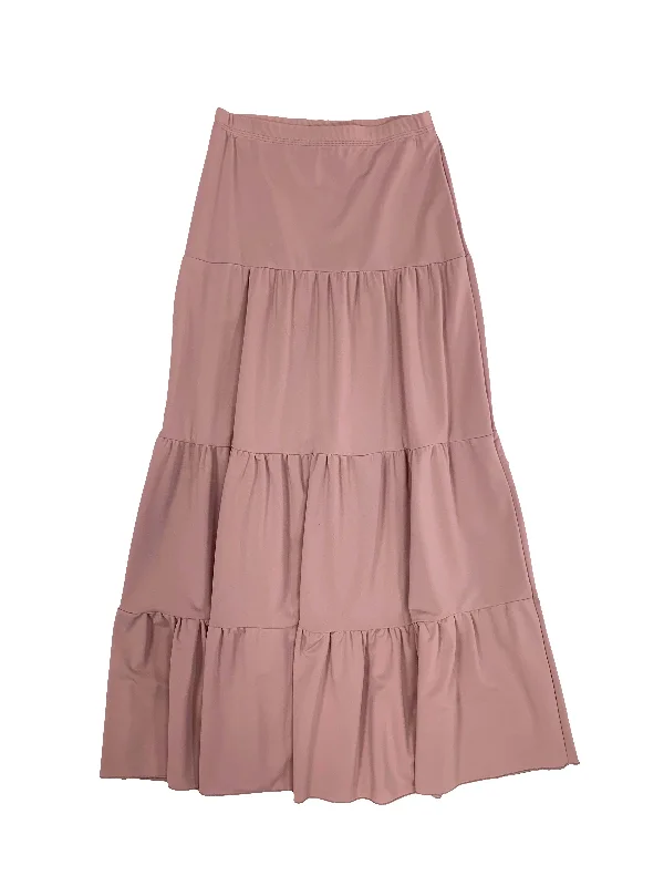 Women’s swim skirt tummy control -Teen Blush Pink Prairie Skirt