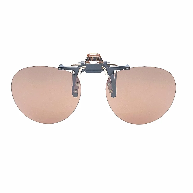 sunglasses ruby red -54mm Awesome Clip on Flip up Sunglasses