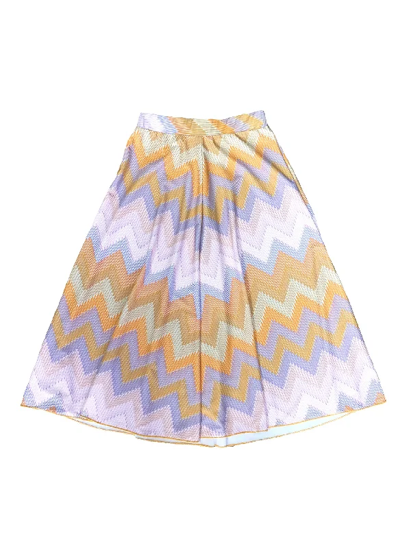 Women’s swim skirt fall -Teen Sunset Circle Midi Swim Skirt