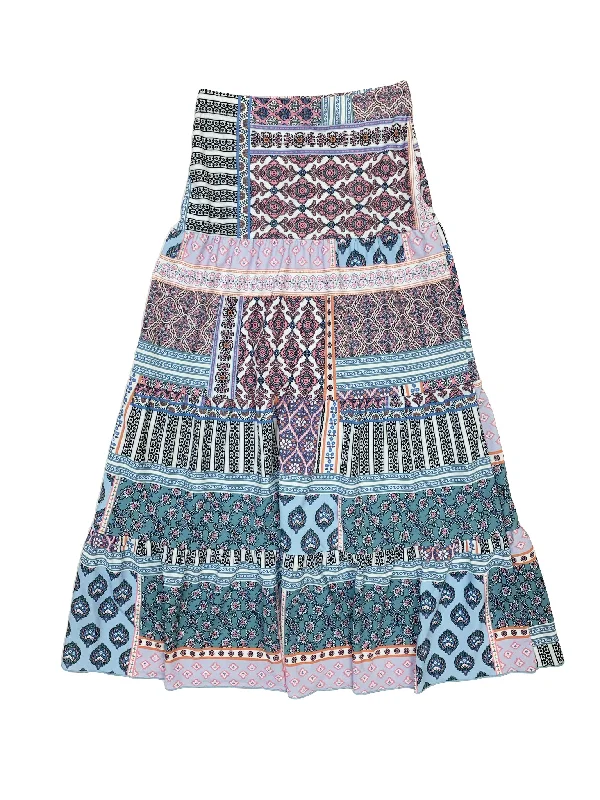 Women’s swim skirt shiny -Teen Prairie Patchwork Swim Skirt