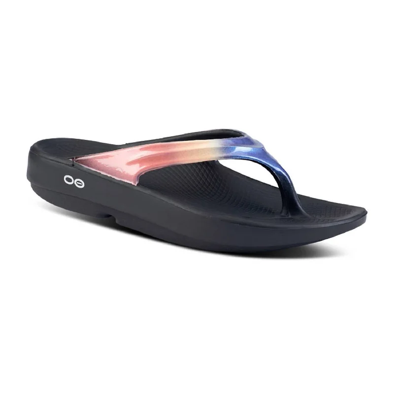 Women’s sandals rubber -Women's Oolala Luxe Thong Sandal In Horizon