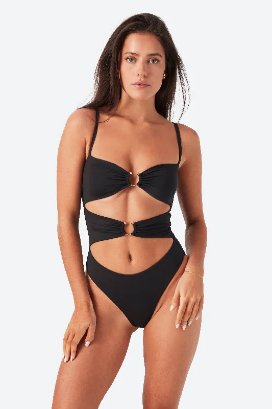 Women’s one-piece swimsuit moonlight -THE CELINE ONE PIECE - MIDNIGHT