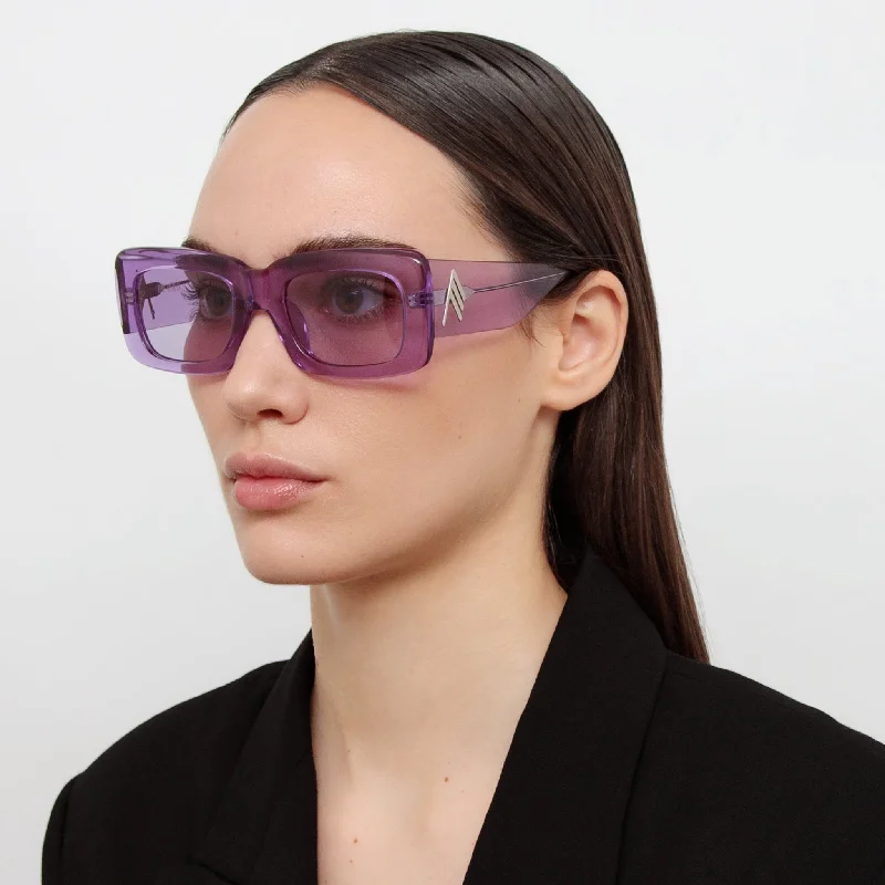 sunglasses exclusive release -Marfa Rectangular Sunglasses in Purple