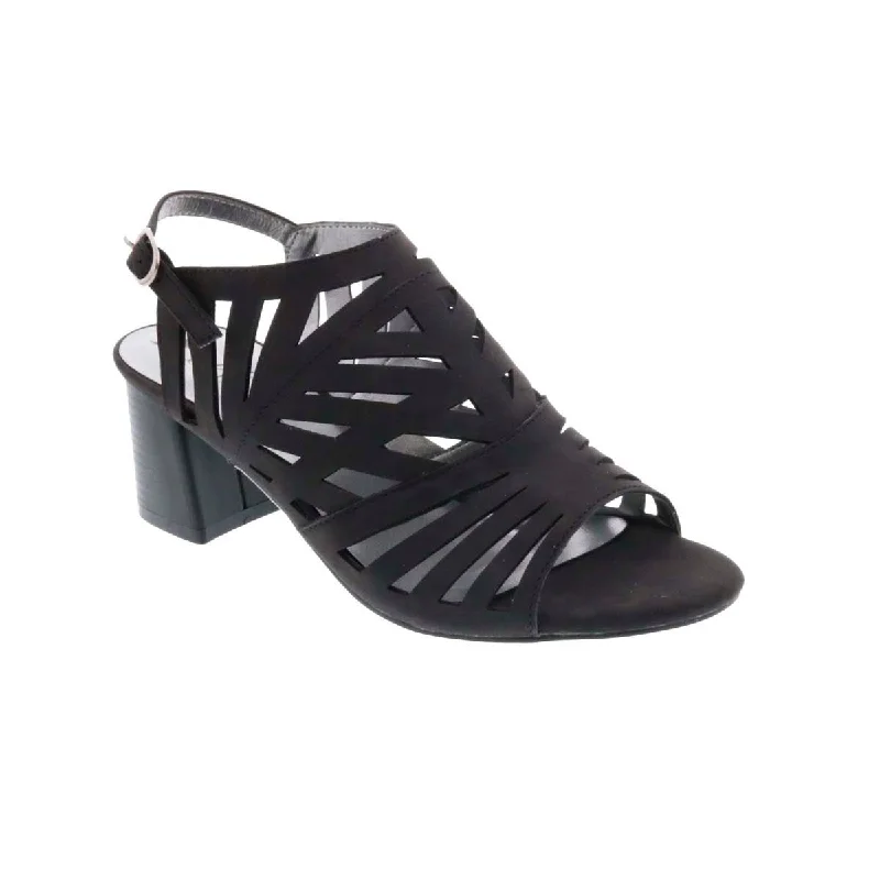 Women’s sandals trendy -Bellini Shadow Women Slingback Sandals In Black Buck