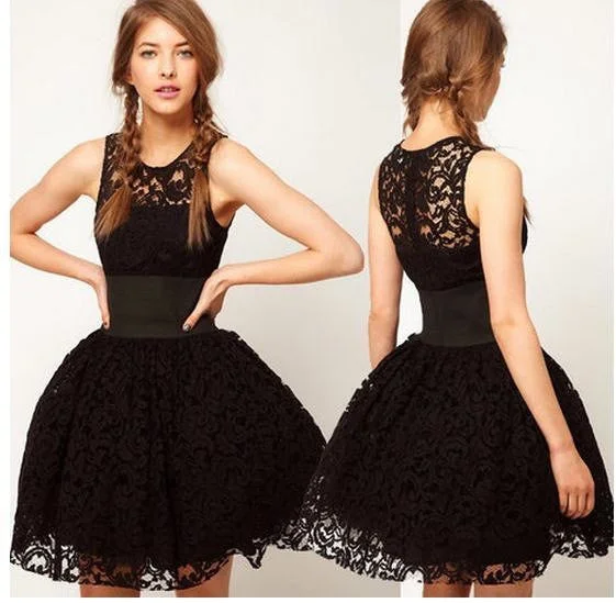 Women’s swim skirt rose gold -FASHION BLACK LACE BITTER FLEABANE BITTER FLEABANE SKIRT SUNDRESS