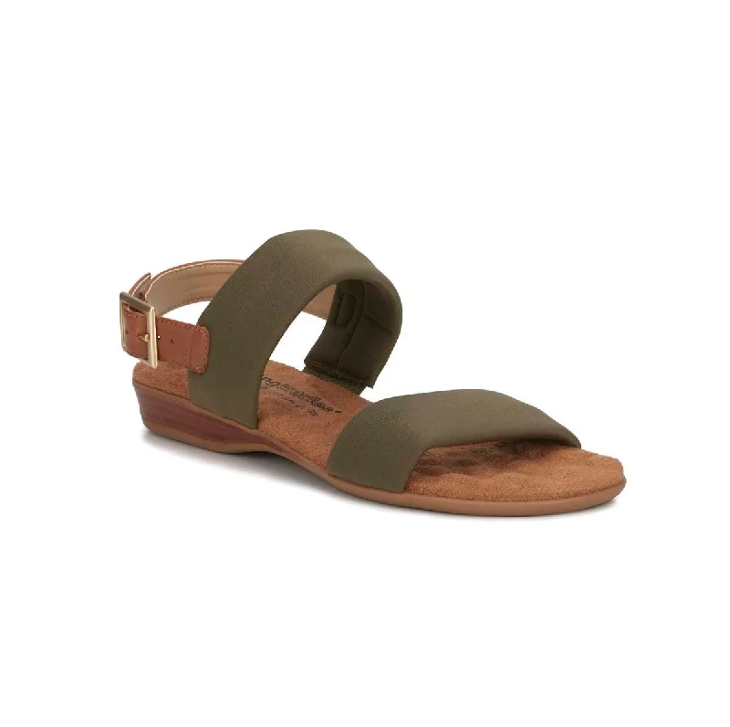 Women’s sandals stylish -Walking Cradles Wc Cabana Women Strap Sandal In Olive Neoplex/luggage