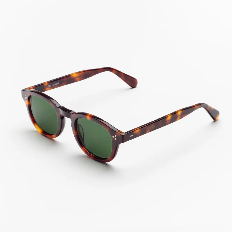 sunglasses sporty style -The Evans Tortoise Sunglasses