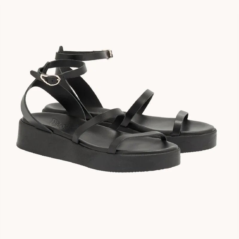 Women’s sandals store -Nissida Black Sandals