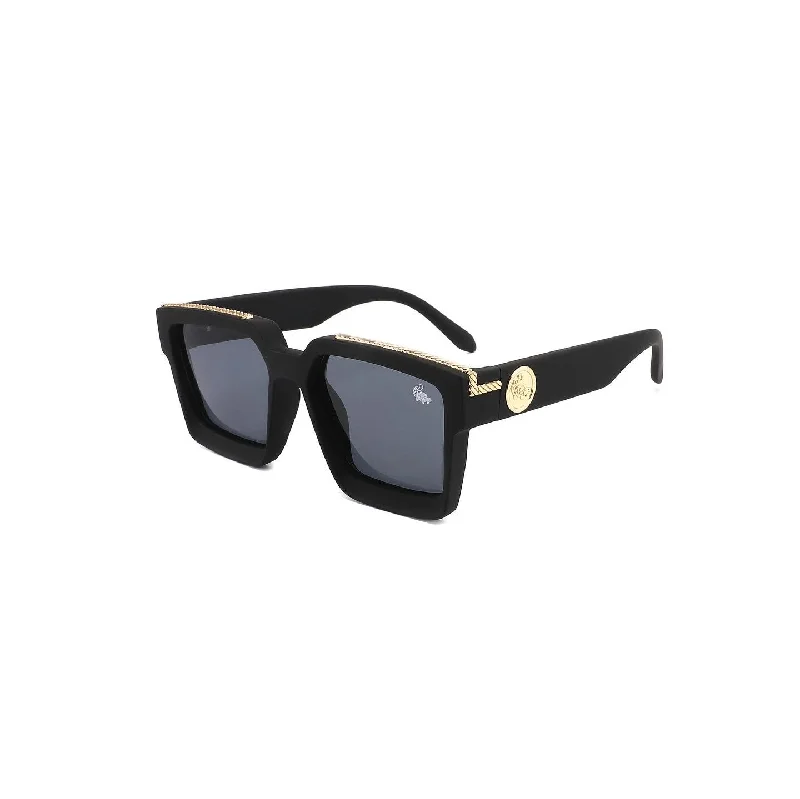 sunglasses retro look -Hendrix Billion Matte Black