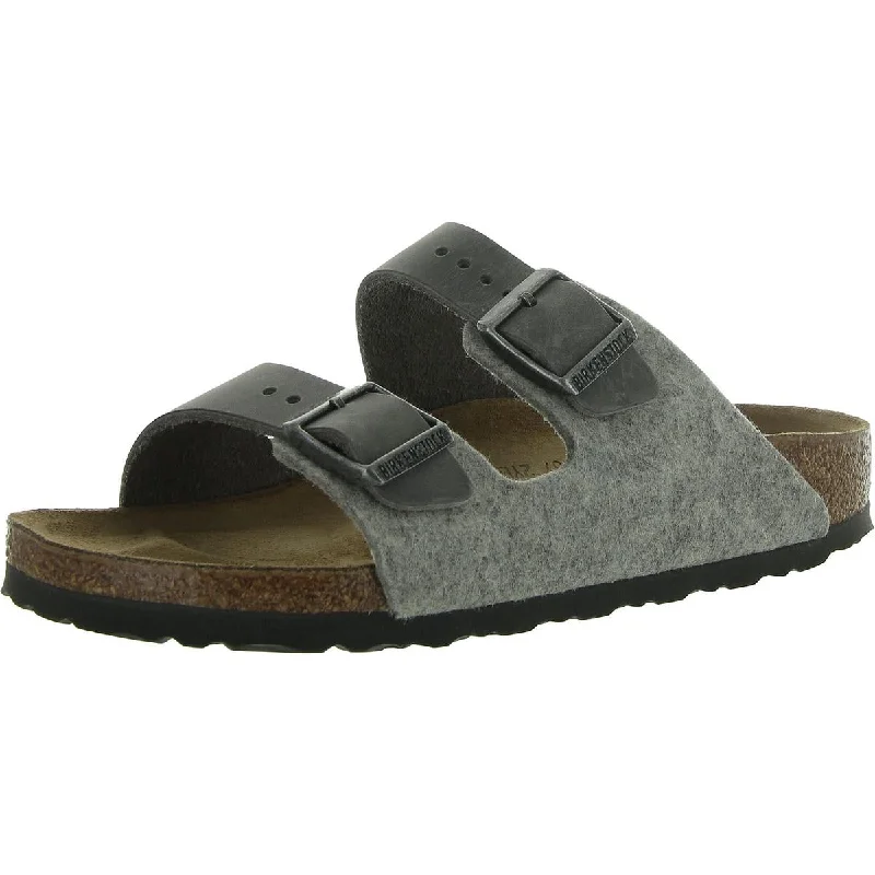 Women’s sandals canvas -Arizona Womens Leather Slide Sandals