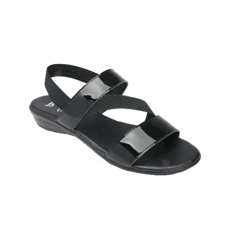 Women’s sandals beaded -Bellini Chance Women Sandals In Black Patent