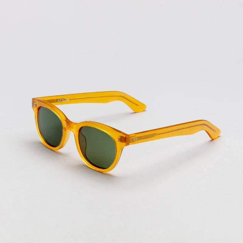 sunglasses amber tint -The Andy Yellow Sunglasses