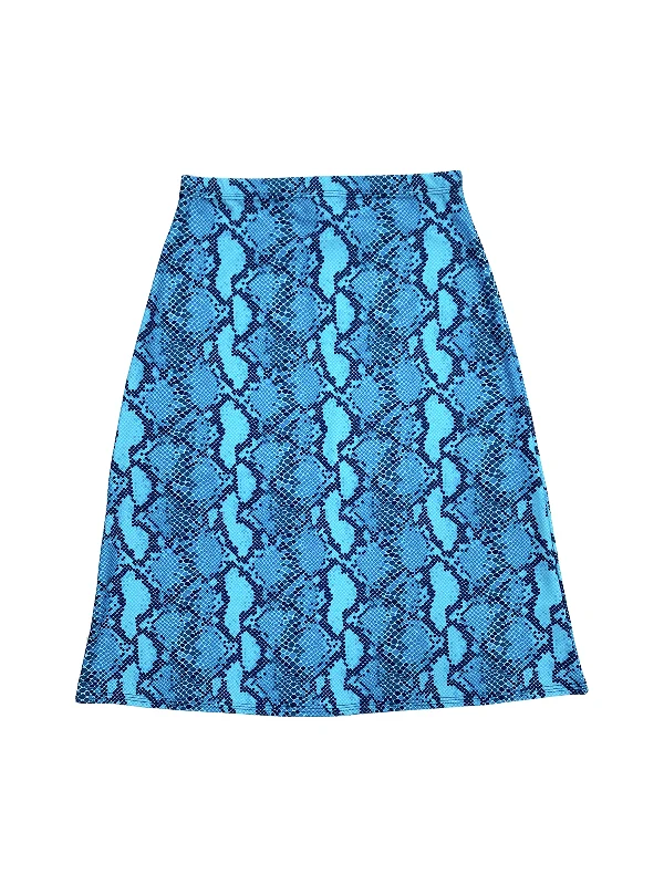 Women’s swim skirt clearance -Python A-Line Swim Skirt