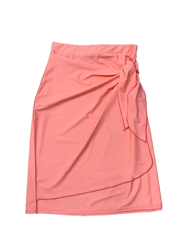 Women’s swim skirt tropical -Ladies Coral Wrap Swim Skirt