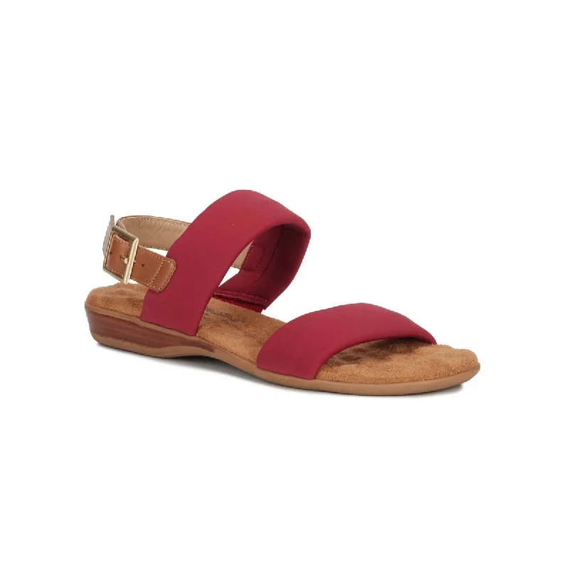 Women’s sandals cushioned sole -Walking Cradles Wc Cabana Women Strap Sandal In Red Neoplex/luggage