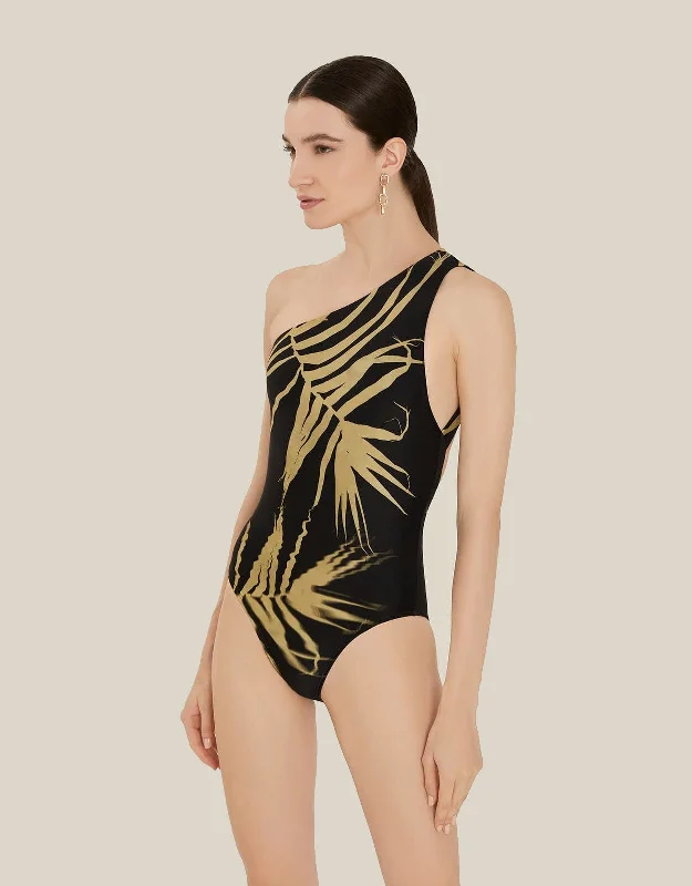 Women’s one-piece swimsuit maternity -Shoulder Strap One Piece Reflection