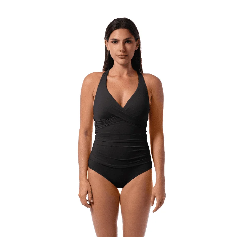 Women’s one-piece swimsuit thin strap -AMELIE WRAP ONE PIECE