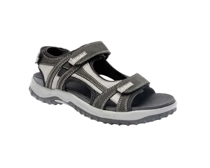 Women’s sandals work -Drew Warren Men Sandal In Black/grey Combo